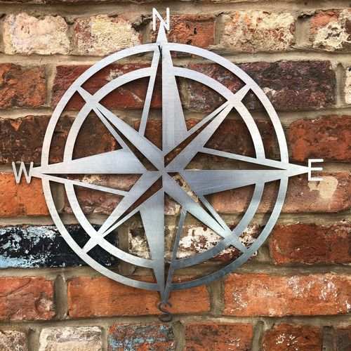 Rusty COMPASS Sign