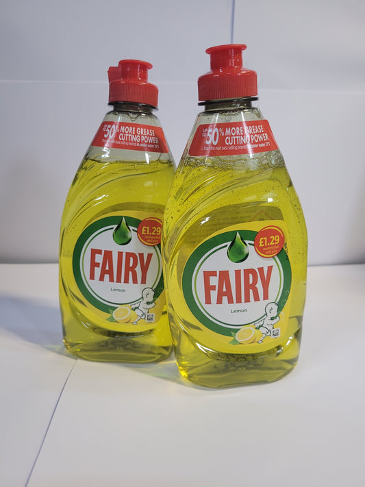 Fairy Washing Liquid Lemon 320ml - (2x 640ml)