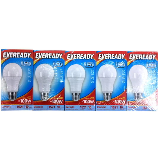 Eveready GLS LED E27 bulb DL 100W Pack of 5